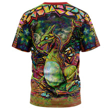 Load image into Gallery viewer, Trippy Charizard Pokemon T-Shirt