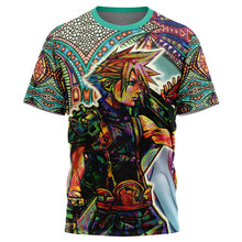 Load image into Gallery viewer, Trippy Cloud Strife Final Fantasy 7 T-Shirt