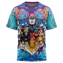 Load image into Gallery viewer, Trippy Golden Wind Squad Jojo’S Bizarre Adventure T-Shirt