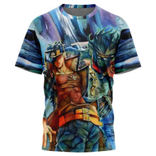 Load image into Gallery viewer, Trippy Jotaro Kujo Star Platinum Jojo’S Bizarre Adventure T-Shirt