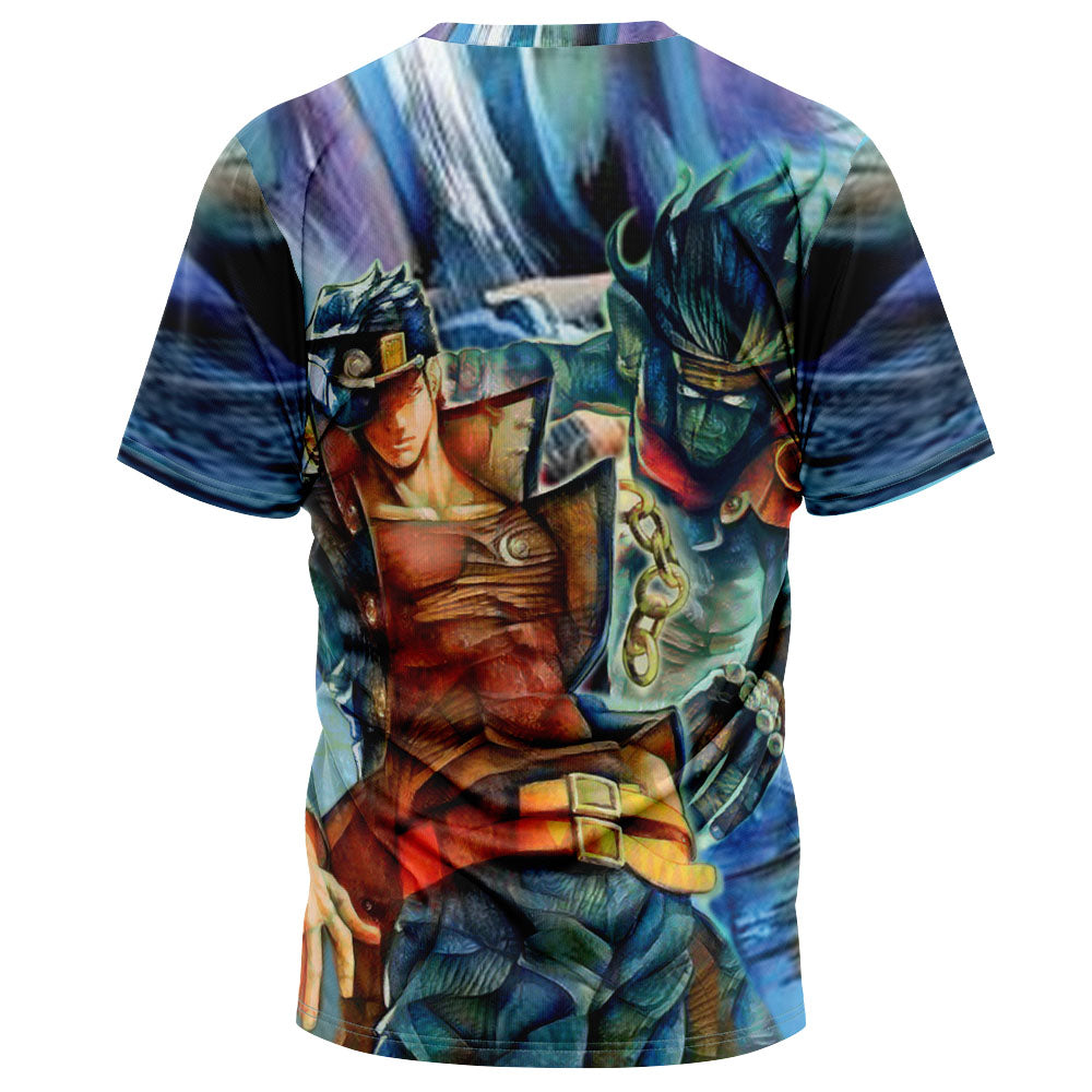 Trippy Jotaro Kujo Star Platinum Jojo’S Bizarre Adventure T-Shirt