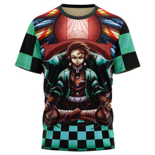 Load image into Gallery viewer, Trippy Kamado Tanjiro Demon Slayer T-Shirt