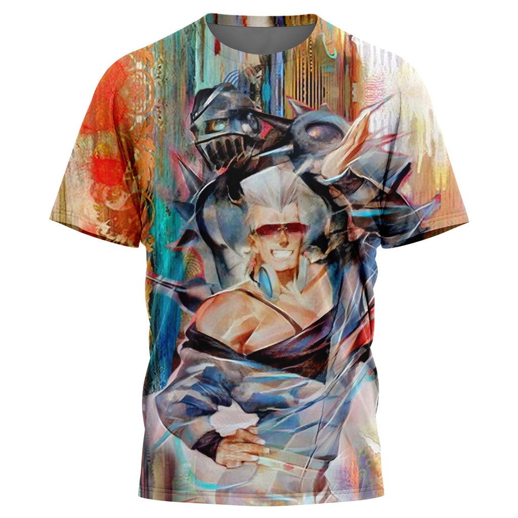 Trippy Polnareff Silver Chariot Jojo’S Bizarre Adventure T-Shirt