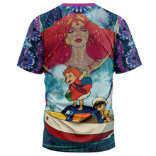 Load image into Gallery viewer, Trippy Ponyo Studio Ghibli T-Shirt