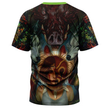 Load image into Gallery viewer, Trippy Princess Mononoke Studio Ghibli T-Shirt