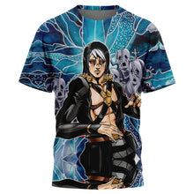 Load image into Gallery viewer, Trippy Risotto Nero Metallic Jojo’S Bizarre Adventure T-Shirt