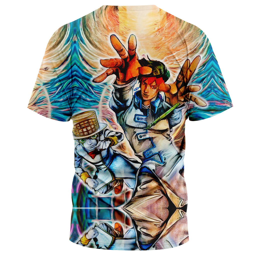 Trippy Rohan Kishibe Heaven’S Door Jojo’S Bizarre Adventure T-Shirt