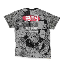 Load image into Gallery viewer, Tengen Uzui Manga Collage Demon Slayer Streetwear T-Shirt