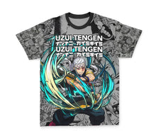 Load image into Gallery viewer, Tengen Uzui Manga Collage Demon Slayer Streetwear T-Shirt