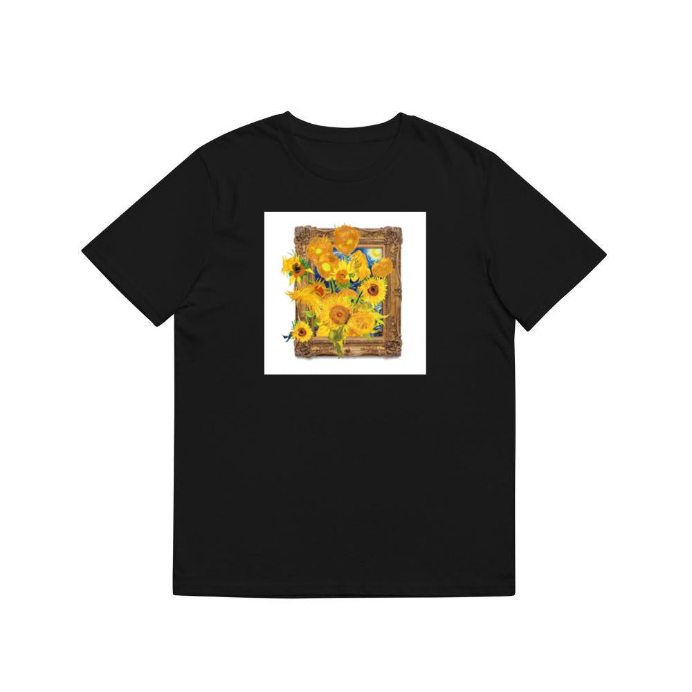 Van Gogh's 'Sunflowers' and 'Starry Night' Fusion T-Shirts