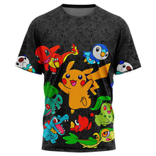 Load image into Gallery viewer, Vibing Pokemon Characters T-Shirt
