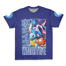 Load image into Gallery viewer, Water Type Pokemon Streetwear T-Shirt