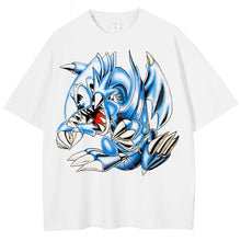 Load image into Gallery viewer, Yu-Gi-Oh Blue-Eyes White Dragon Retro Anime T-Shirt