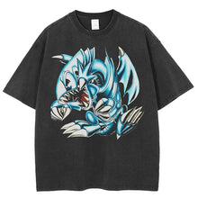Load image into Gallery viewer, Yu-Gi-Oh Blue-Eyes White Dragon Retro Anime T-Shirt