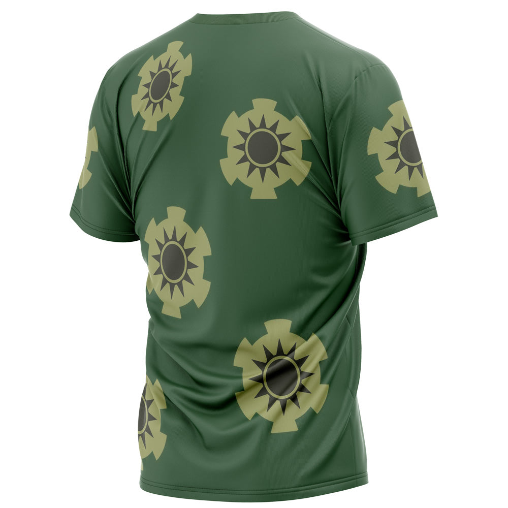Zoro Wano Pattern One Piece Pirates T-Shirt